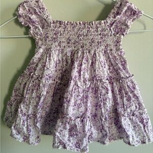 Floral Purple Baby Dress